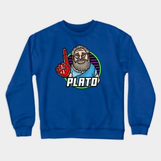 PLATO FOAM FINGER Crewneck Sweatshirt